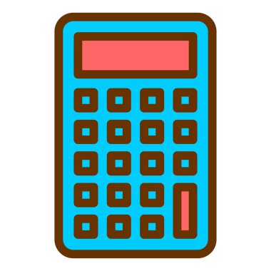 hesap makinesi web simge vektör çizim 