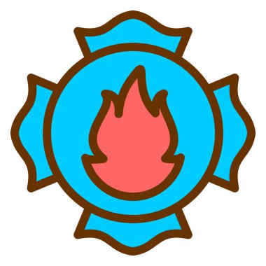 Ateş Ateşi. Basit illüstrasyon