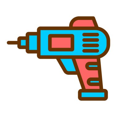 matkap simgesi. vektör illüstrasyonu