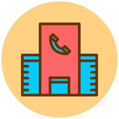 iş ve finans düz vektör simgesi.