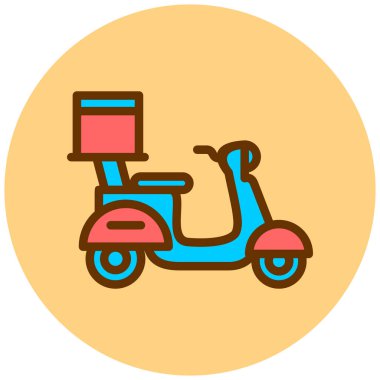 Mobilet. Web simgesi basit illüstrasyon