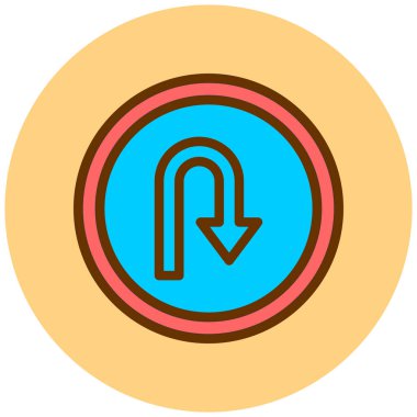 Ok. Web simgesi basit illüstrasyon