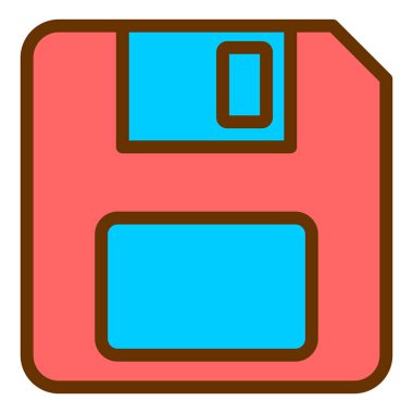 Disket disket. Basit resimleme