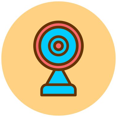 Hedef. Web simgesi basit illüstrasyon