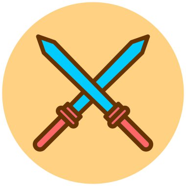 Bıçak. Web simgesi basit illüstrasyon