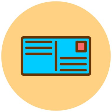 Sertifika. Web simgesi basit illüstrasyon