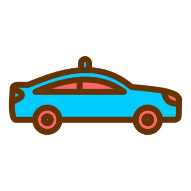 - Araba. Web simgesi basit illüstrasyon