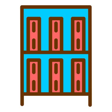 raf vektörü ince çizgi simgesi