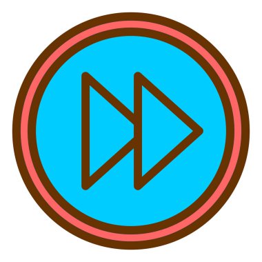  düğme simgesi vektör illüstrasyonu