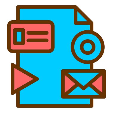 İleti vektör illüstrasyon tasarımı içeren zarf