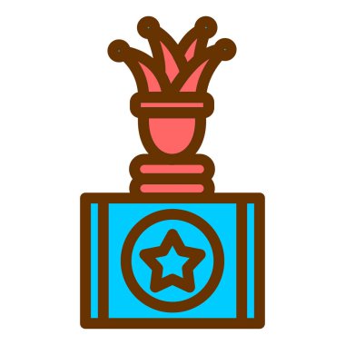 kupa simgesi vektör illüstrasyonu