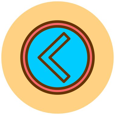 Projeniz için sol yön ok simgesi