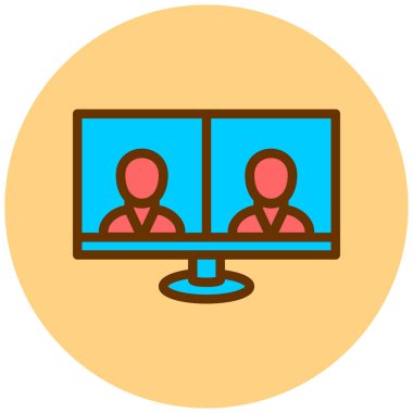 seo modern simgesinin vektör illüstrasyonu