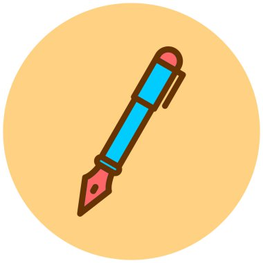 kalem vektör simgesi modern basit tasarım