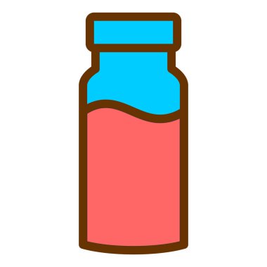 şişe kavanozu ikonu. vektör illüstrasyonu