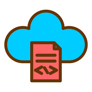 Bulut hesaplama. Web simgesi