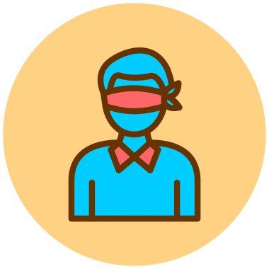 avatar. Web simgesi basit illüstrasyon