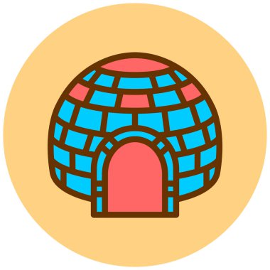 Küre. Web simgesi basit illüstrasyon