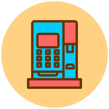 ATM makinesi. Basit tasarım