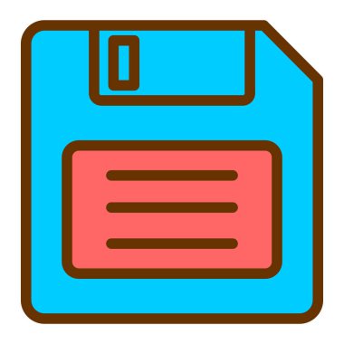 dosya biçimi simgesi, vektör illüstrasyonu