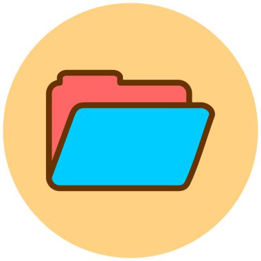 Dosya. Web simgesi basit illüstrasyon