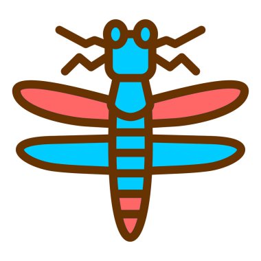 Böcek. Web simgesi basit illüstrasyon