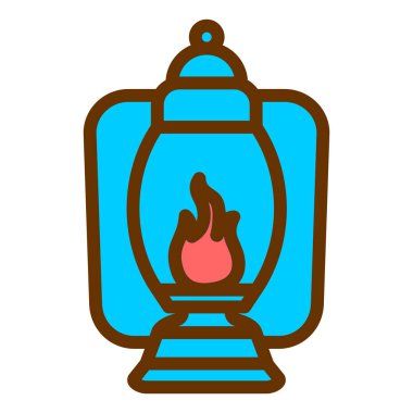 Fener. Web simgesi basit illüstrasyon