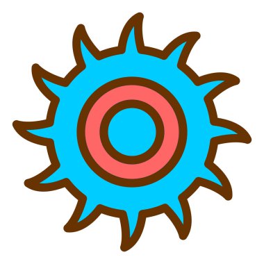 Teçhizat Web simgesi basit illüstrasyon