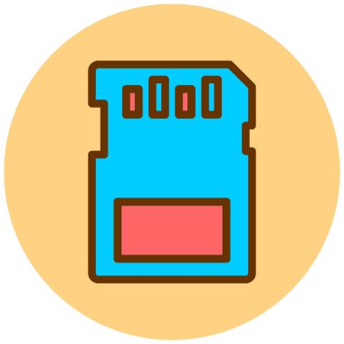 USB hafıza kartı. Basit resimleme