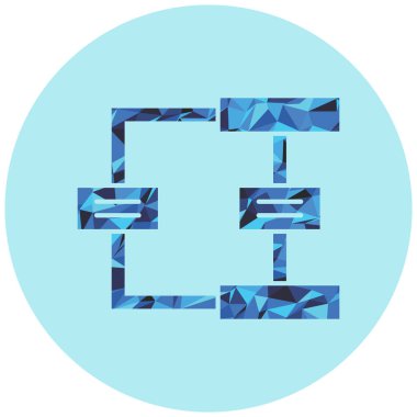 b harfinin vektör çizimi