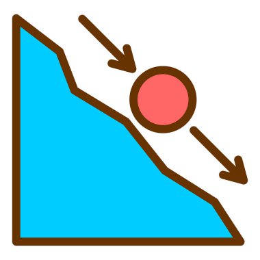 Ok. Web simgesi basit illüstrasyon