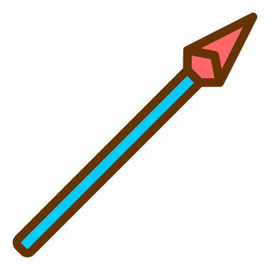 Kılıç. Web simgesi basit illüstrasyon