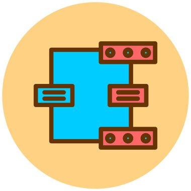 modern simge vektör illüstrasyonu