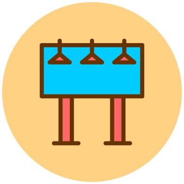 Okul. Web simgesi vektör illüstrasyonu