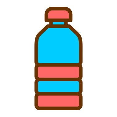 Şişe. Web simgesi basit illüstrasyon