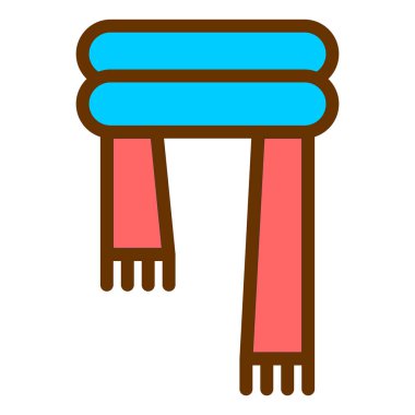 havlu ikonu vektör illüstrasyonu