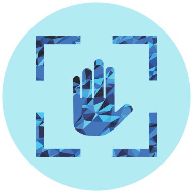 el simgesi, vektör illüstrasyonu basit tasarım