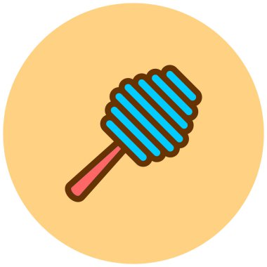 Tatlım. Web simgesi basit illüstrasyon