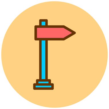 Yol tabelası. Basit tasarım