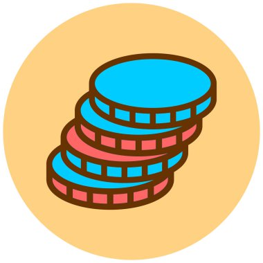 Bozukluklar. Web simgesi basit tasarım