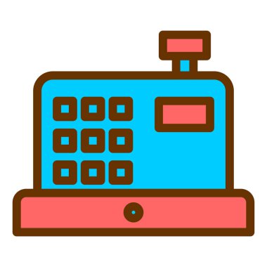 Vektör illüstrasyonu, simge ögesi arkaplanı