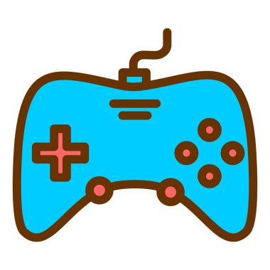 Oyun kolu. Web simgesi basit illüstrasyon