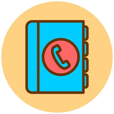 Kitap. Web simgesi basit illüstrasyon