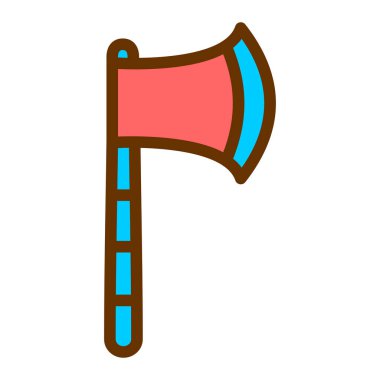 Balta. Web simgesi vektör illüstrasyonu