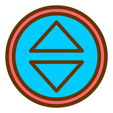 ok simgesi vektör illüstrasyonu