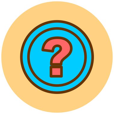 Soru işareti. Web simgesi