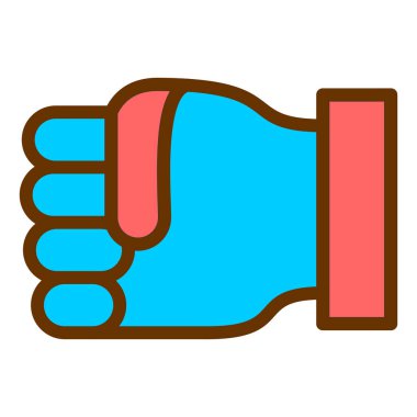 Havlu. Web simgesi basit illüstrasyon