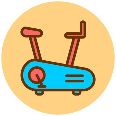 Bisiklet. Web simgesi basit illüstrasyon