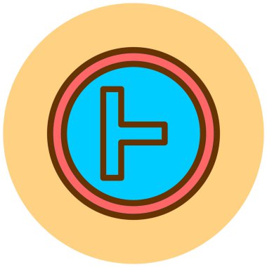 Park ediyor. Web simgesi basit illüstrasyon