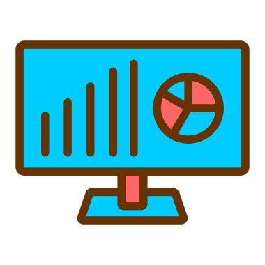 iş grafiği vektör illüstrasyonu